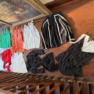 Lot of 8 All BCBG Women's All XXS Tops Dressy Work Cocktail